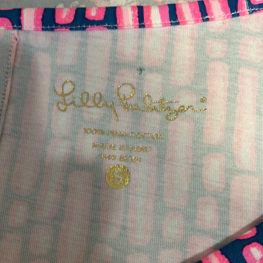 Lilly Pulitzer Mandevilla Beacon dress pink & blue stretch NWOT S - Picture 5 of 10